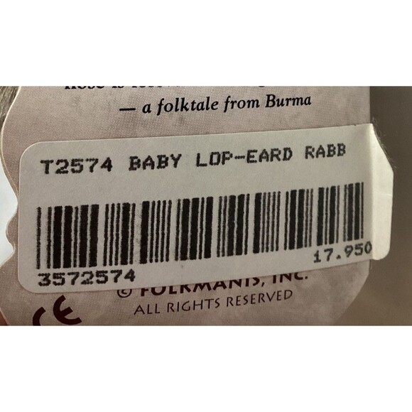 Folkmanis Folktails Baby Lop Eared Rabbit Puppet Plush Animals Golf Headcover - Picture 15 of 15